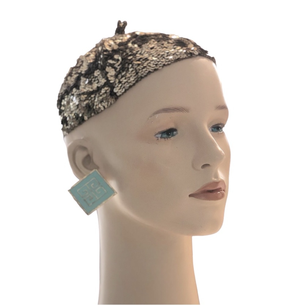 Vintage Sequinned Beanie